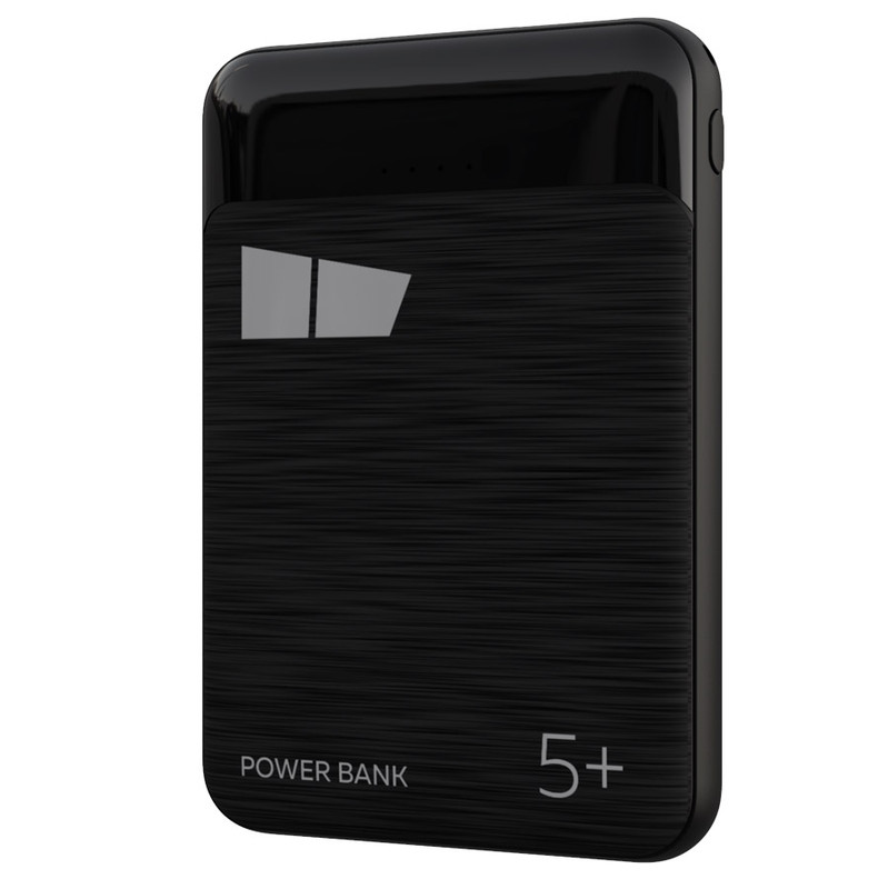 

Внешний аккумулятор More choice 5000mAh 2USB 2.1A PB33-05 Black, PB33-05