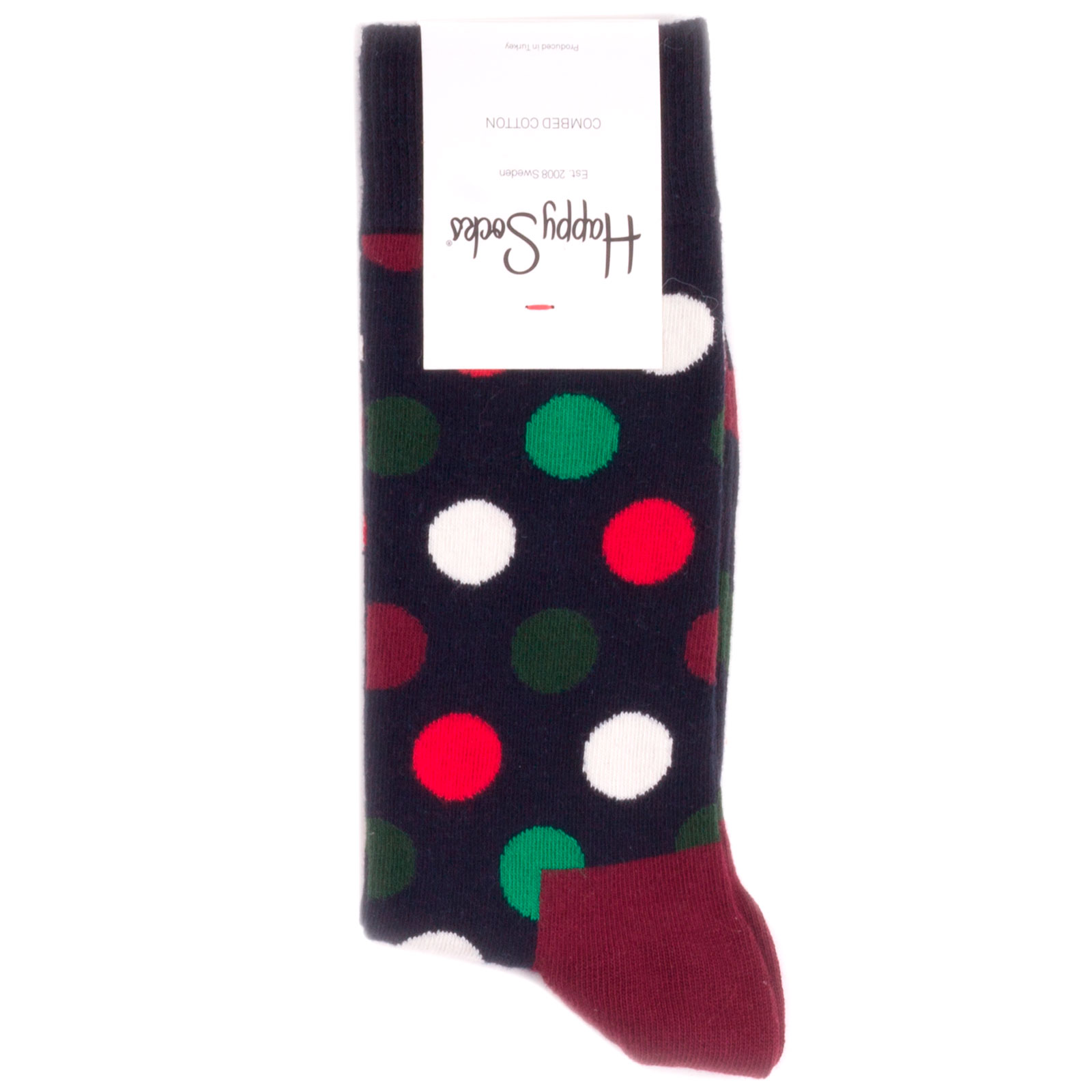 

Носки унисекс Happy Socks HappySocksBigDotRedGreen разноцветные -40, Разноцветный, HappySocksBigDotRedGreen