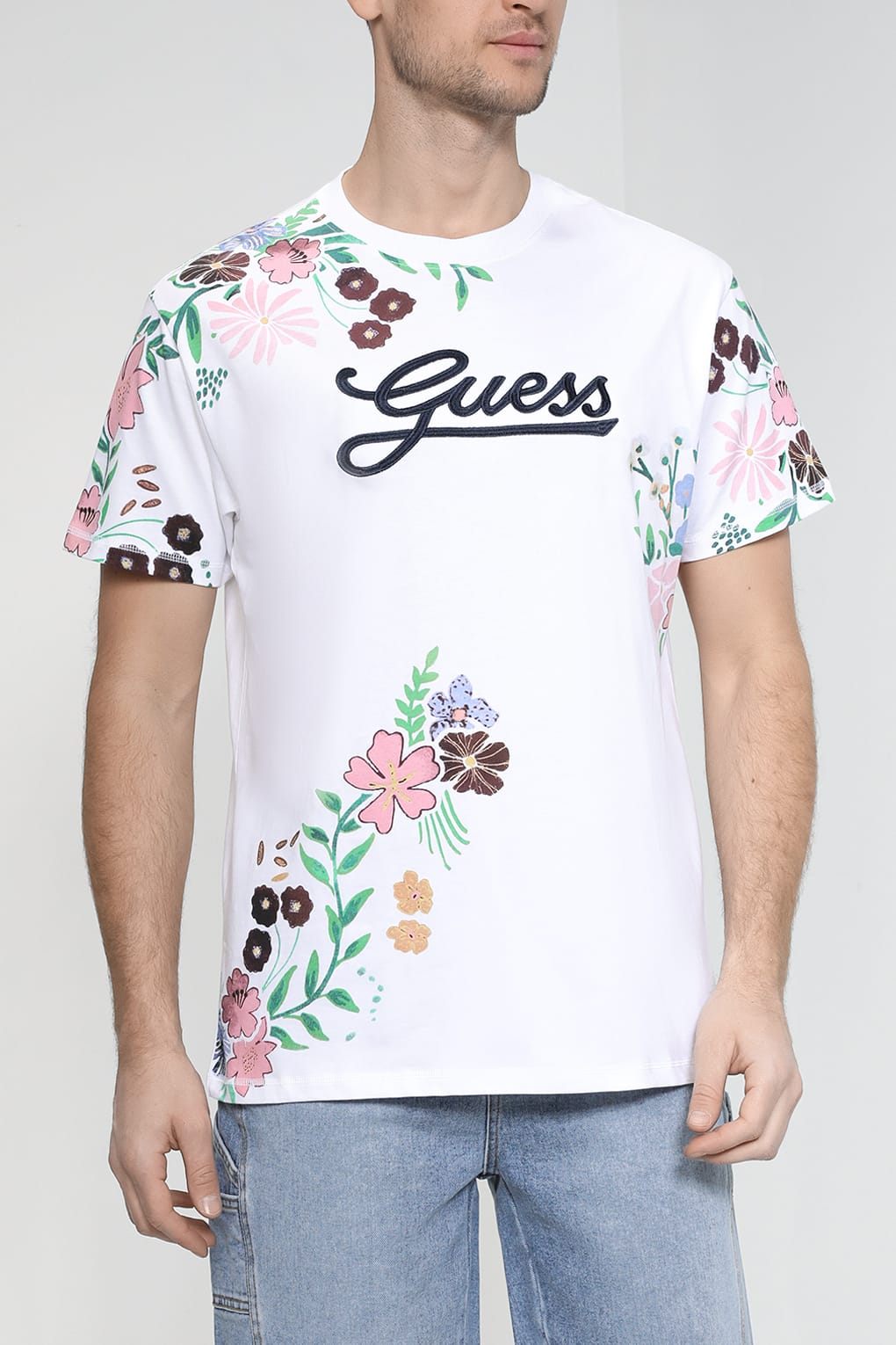 

Футболка мужская Guess M3GI07 K8FQ4 белая 2XL, M3GI07 K8FQ4