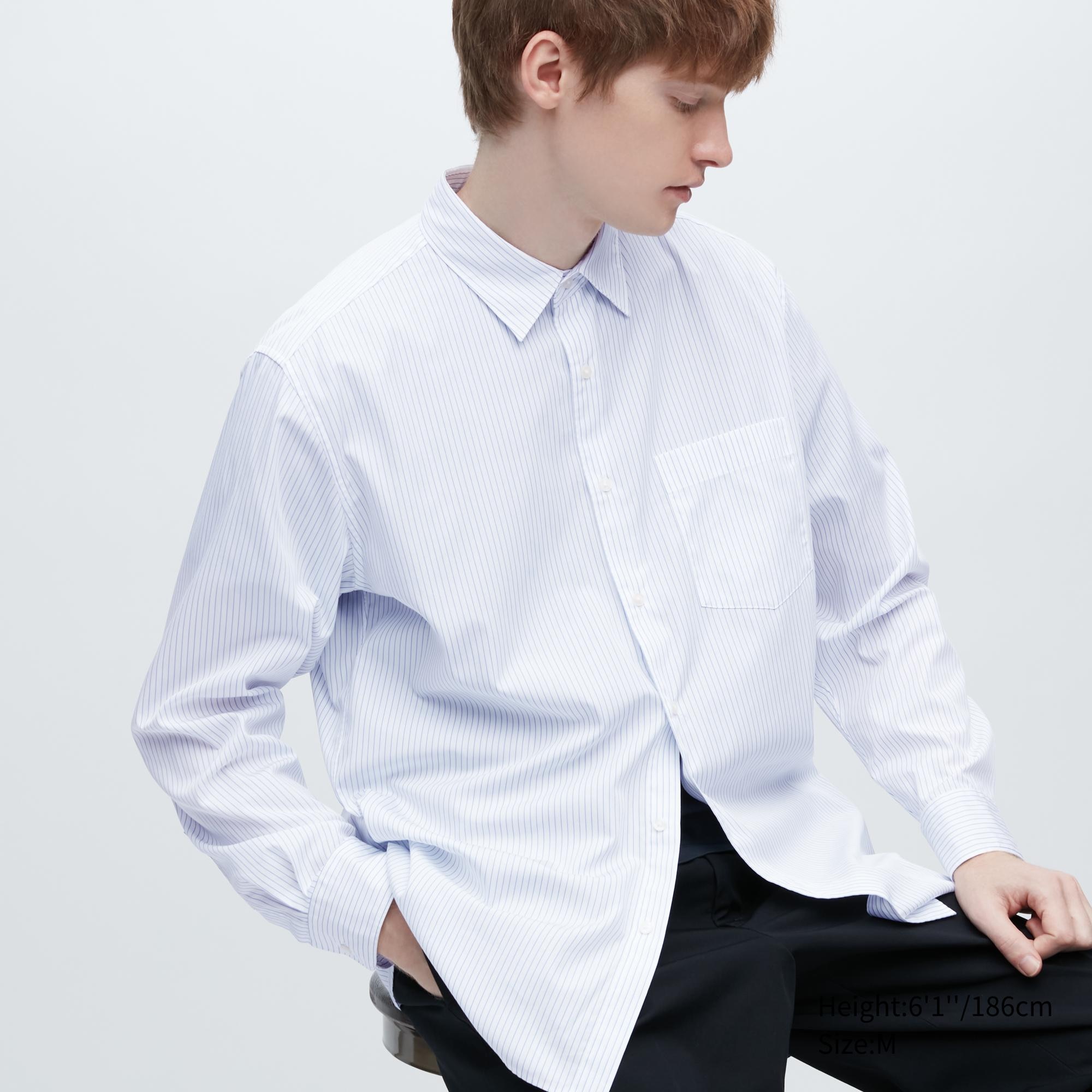 

Рубашка мужская UNIQLO 456642COL61 синяя 3XL (доставка из-за рубежа), 456642COL61