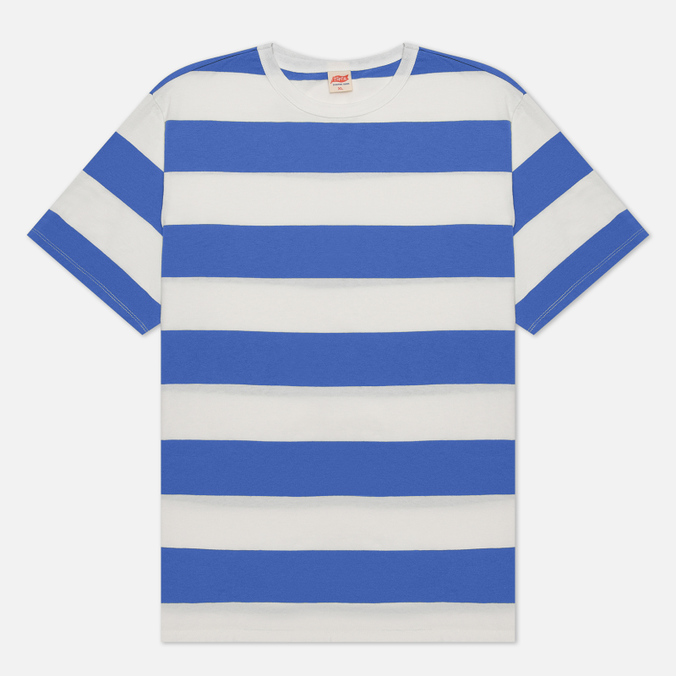 Мужская футболка TSPTR Border Stripe голубой, Размер XL