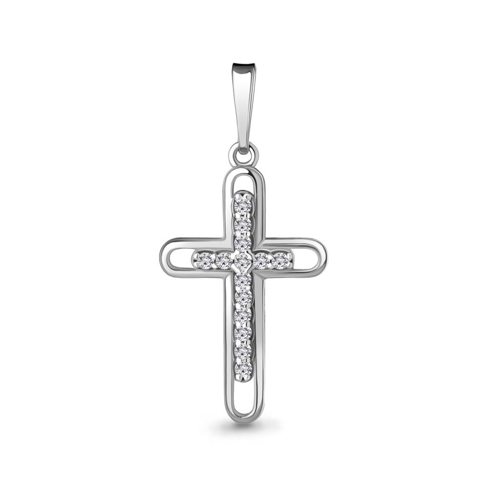 

Кулон из серебра с фианитом Aquamarine Aquamarine 24543А_925_р, 24543А_925_р