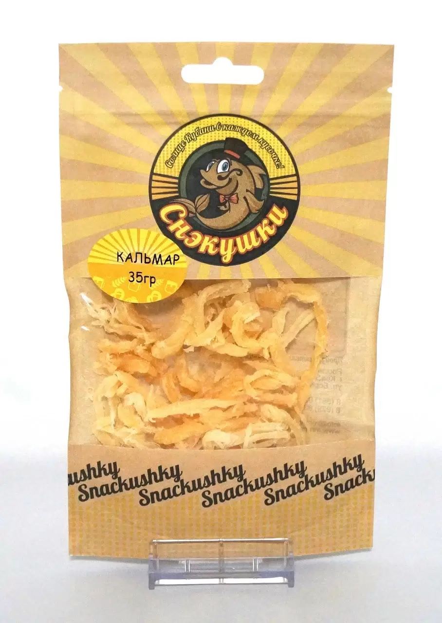 Кальмар Снэкушки стружка сушёный 40x35 г 2445₽