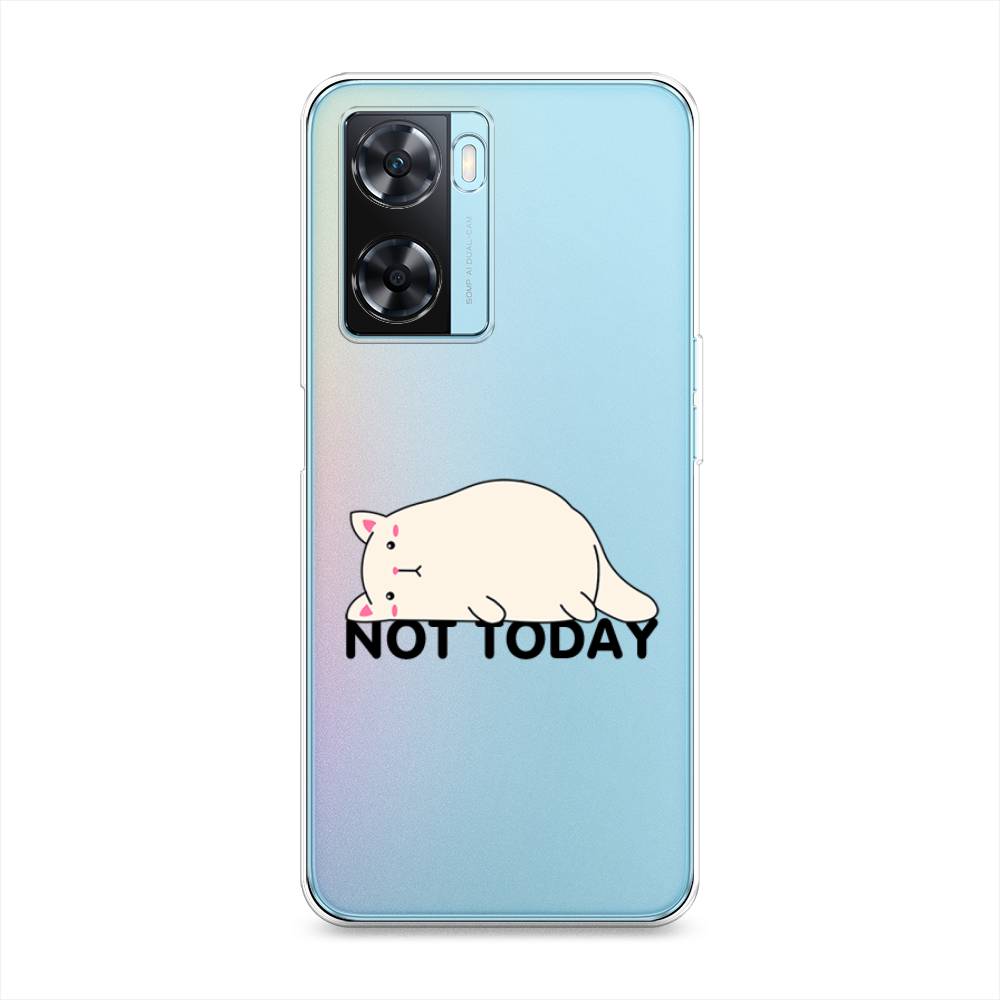 

Чехол на OnePlus Nord N20 SE "Cat not today", Белый;розовый;черный, 153450-1
