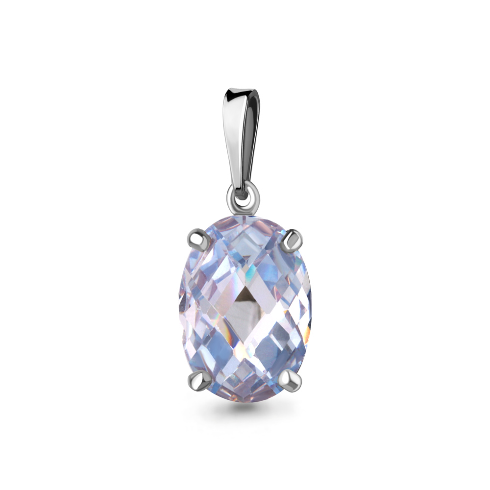 

Кулон из серебра с фианитом Aquamarine Aquamarine 24529Н_925_р, 24529Н_925_р