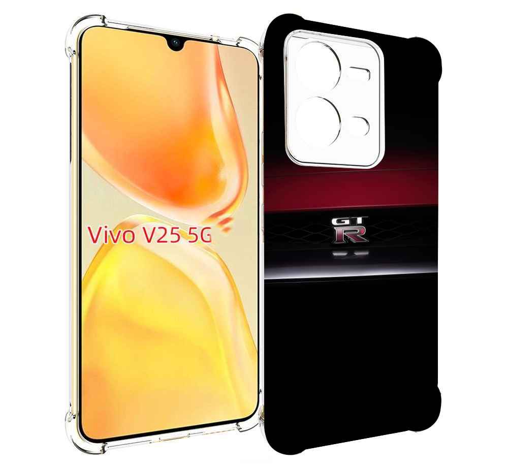 

Чехол MyPads nissan 1 мужской для Vivo V25 5G / V25e, Прозрачный, Tocco