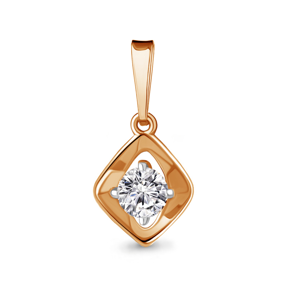 

Кулон из серебра с фианитом Aquamarine Aquamarine 24524А_925_з, 24524А_925_з