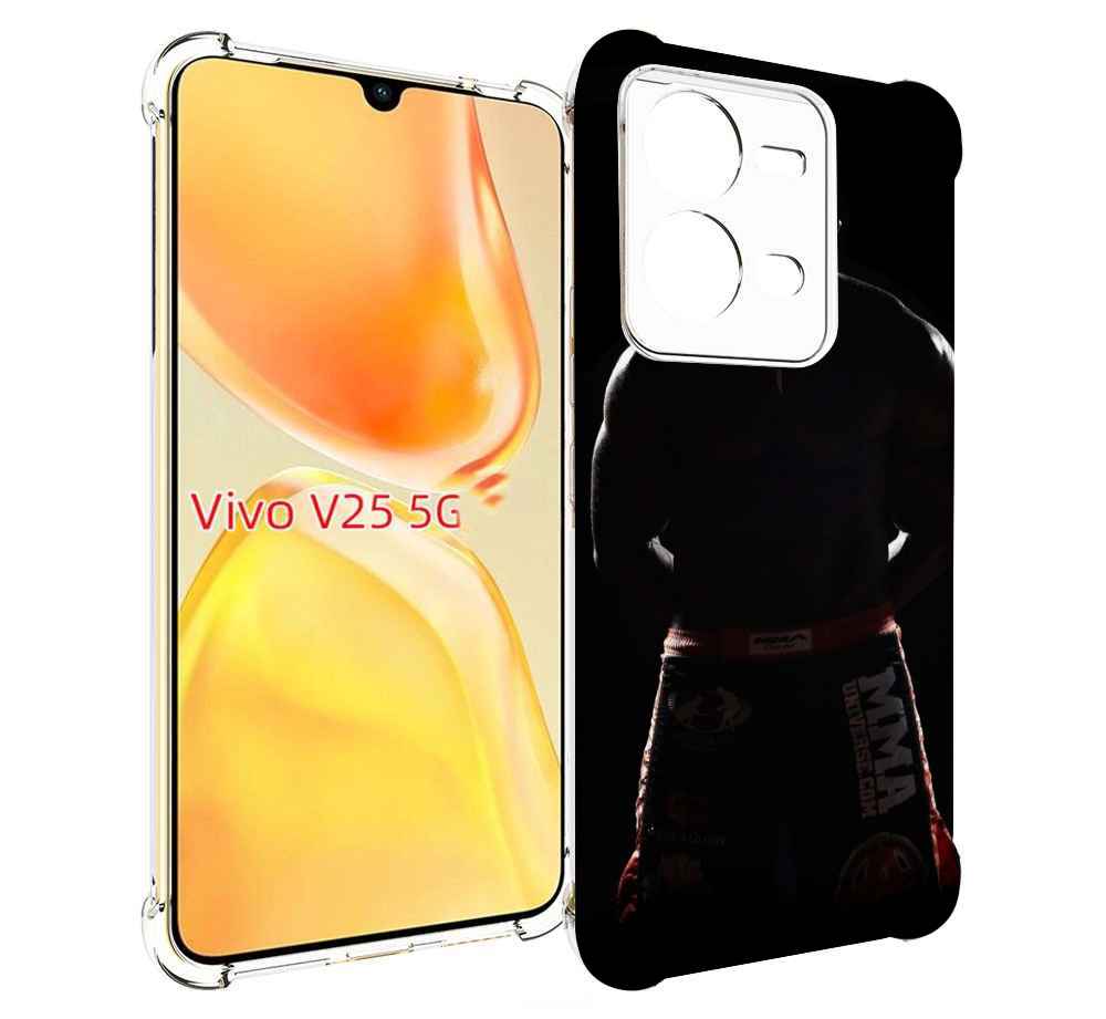 

Чехол MyPads mma единоборства для Vivo V25 5G / V25e, Прозрачный, Tocco