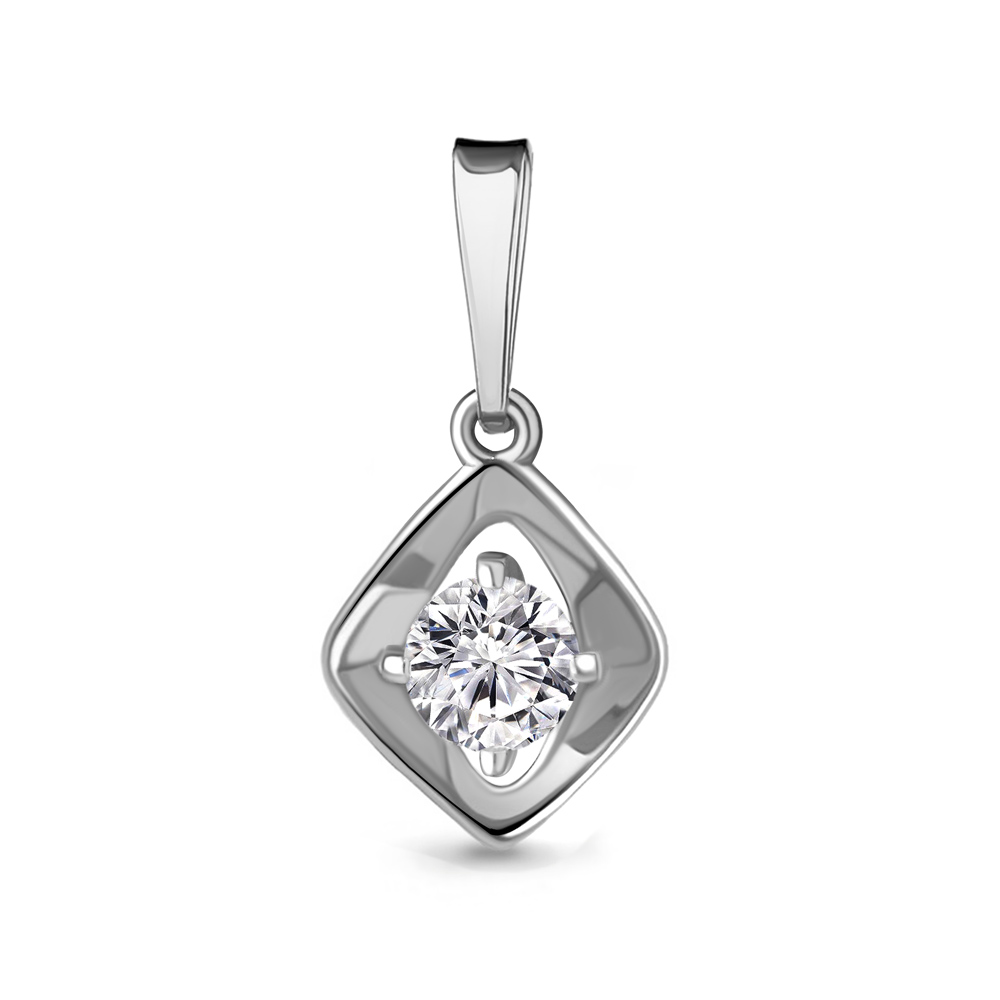 

Кулон из серебра с фианитом Aquamarine Aquamarine 24524А_925_р, 24524А_925_р