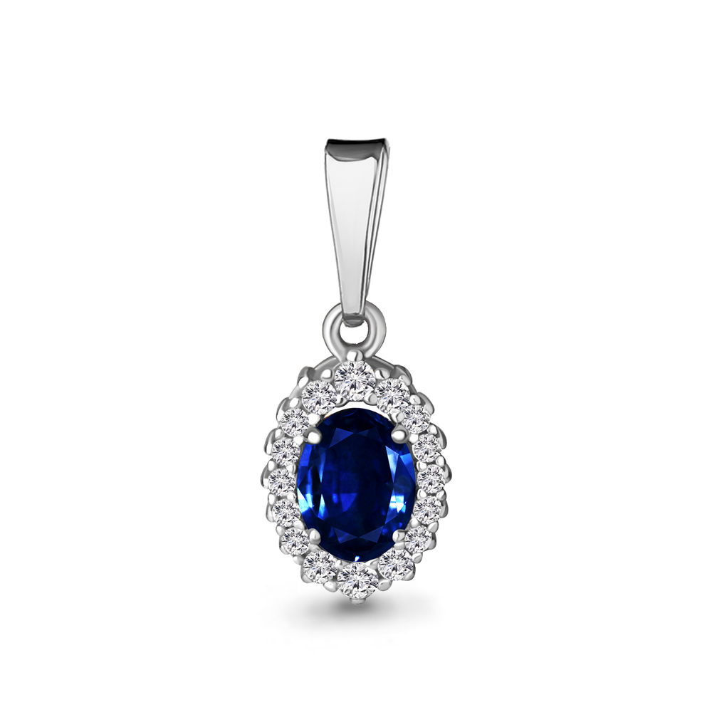 

Кулон из серебра с фианитом Aquamarine Aquamarine 24520АБ_925_р, 24520АБ_925_р