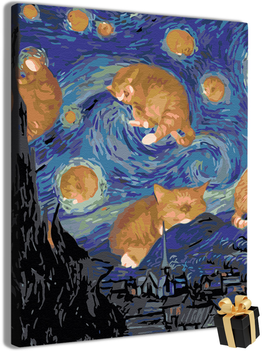 

Картина по номерам Арт-студия Unicorn Котики N-2708 40x50 см, Котики