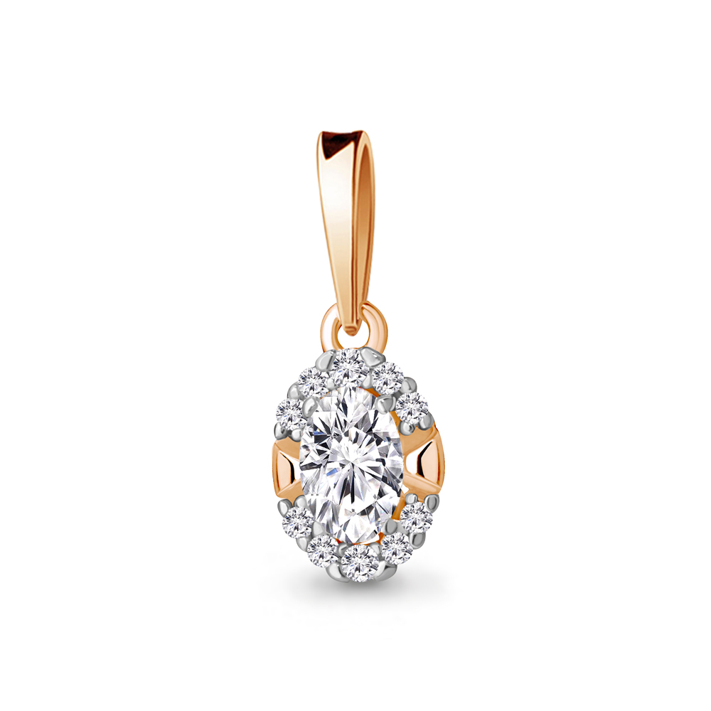 

Кулон из серебра с фианитом Aquamarine Aquamarine 24518А_925_з, 24518А_925_з