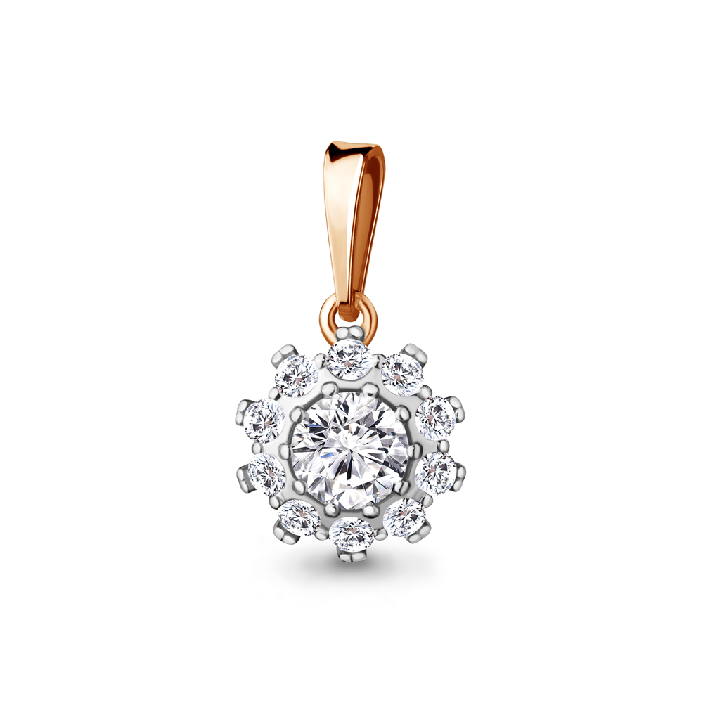 

Кулон из серебра с фианитом Aquamarine Aquamarine 24514А_925_з, 24514А_925_з