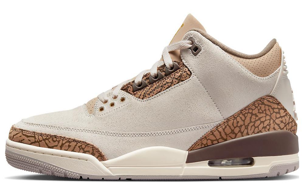 

Кеды унисекс Jordan Air Jordan 3 Orewood Brown бежевые 41 EU, Бежевый, Air Jordan 3 Orewood Brown