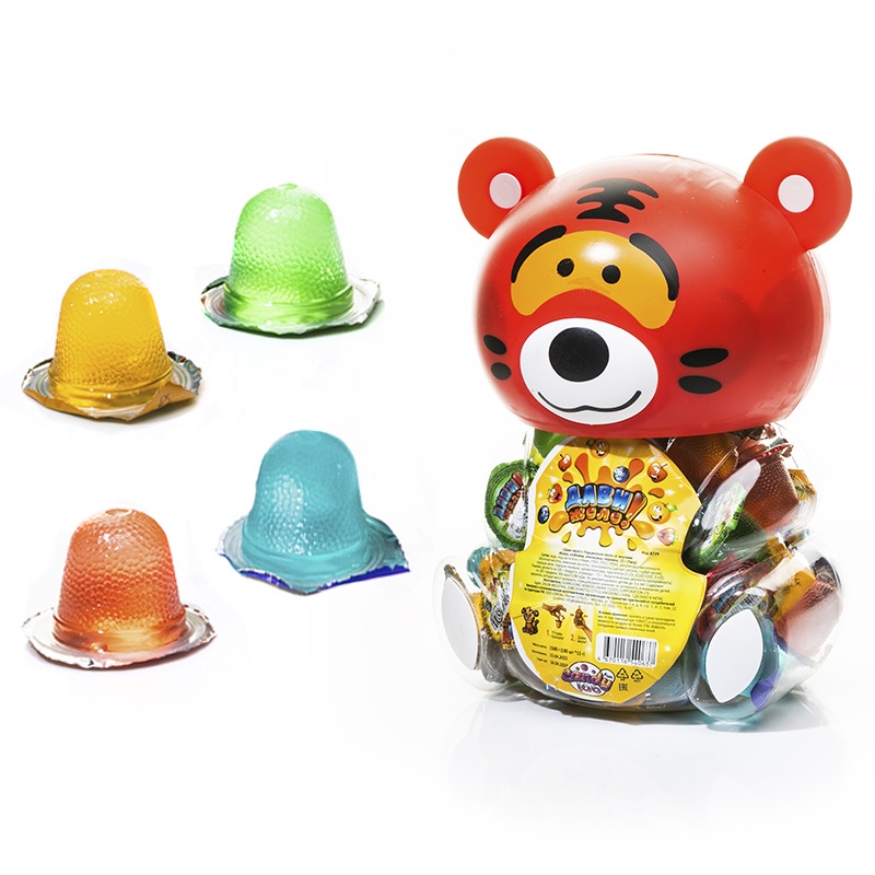 

Ассорти желе со вкусом фруктов fun Candy lab Дави желе! Тигр 100 шт по 15 г