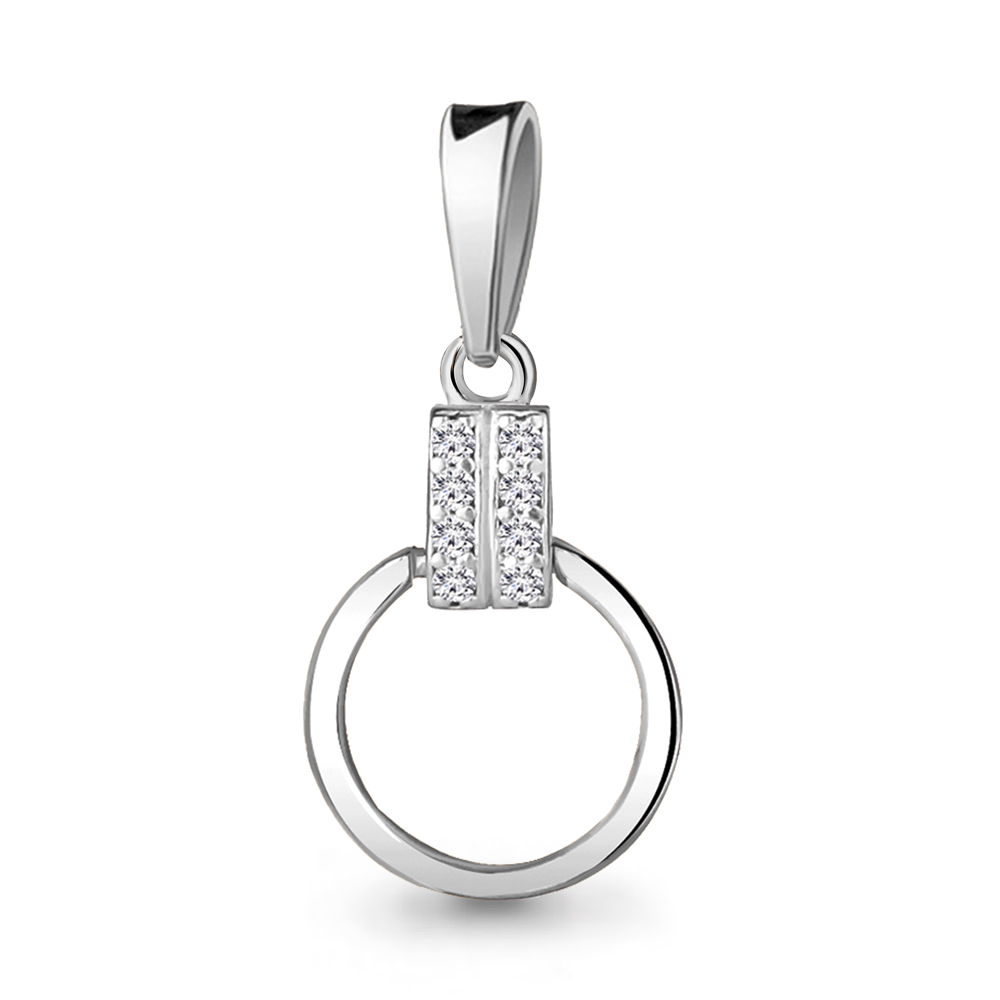 

Подвеска из серебра с фианитом Aquamarine Aquamarine 24505А_925_р, 24505А_925_р