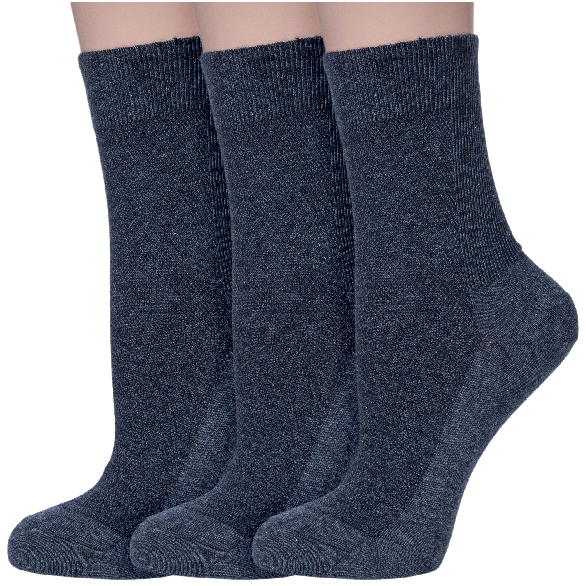 Комплект носков женских Dr Feet 3-15DF8 серых 25