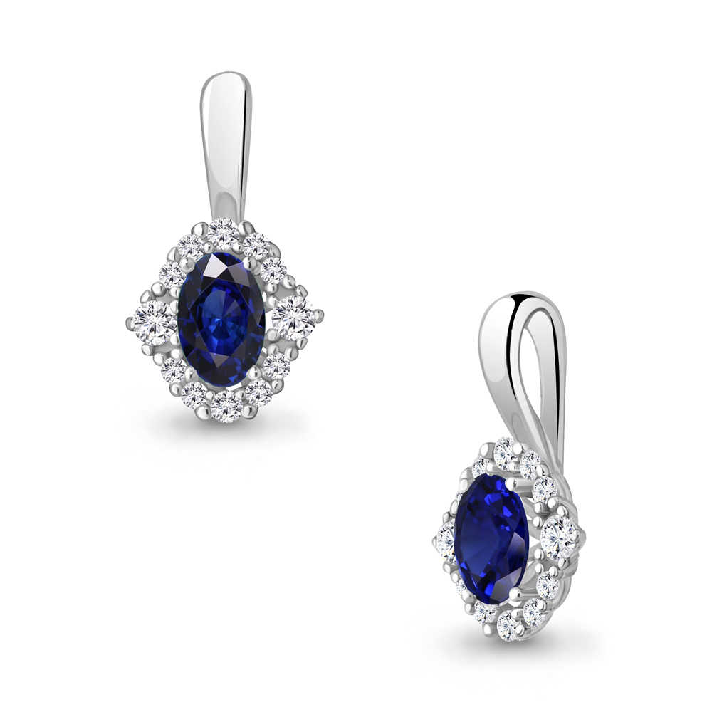 

Кулон из серебра с фианитом Aquamarine Aquamarine 24497АБ_925_р, 24497АБ_925_р