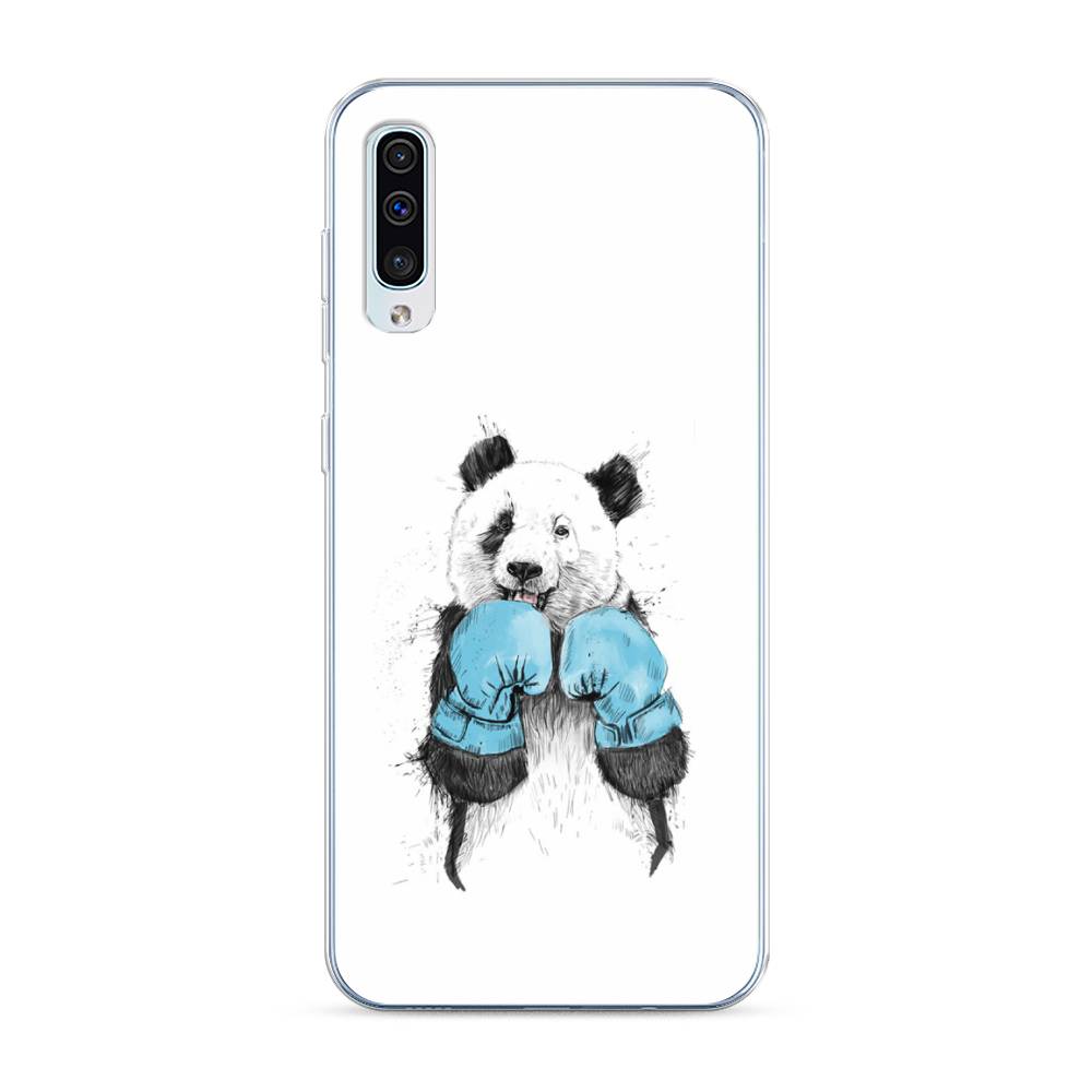 

Чехол для Samsung Galaxy A50/A30S "Панда боксер", Голубой;белый;серый, 27750-1