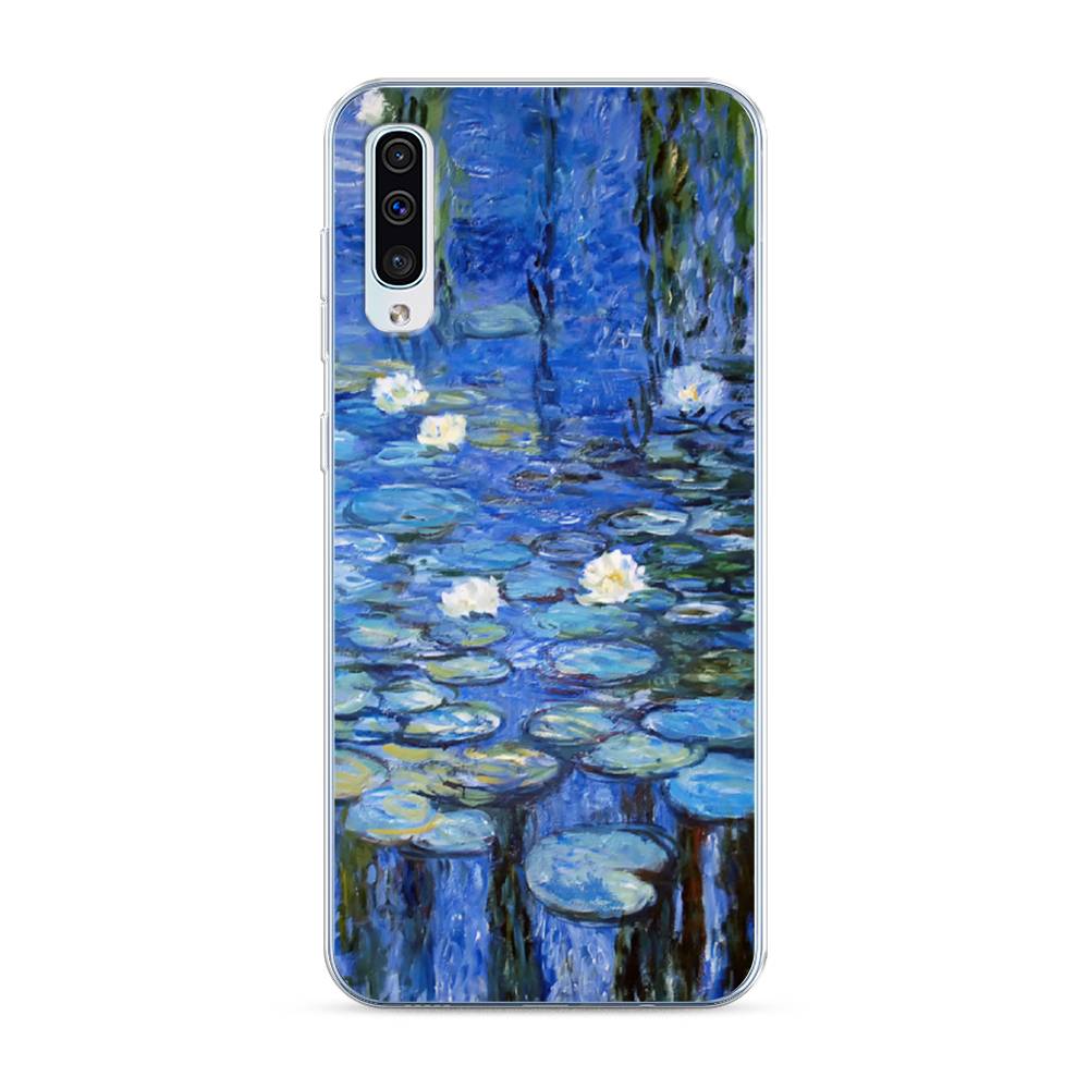 

Чехол для Samsung Galaxy A50/A30S "Нарисованный пруд", Синий;зеленый, 27750-4