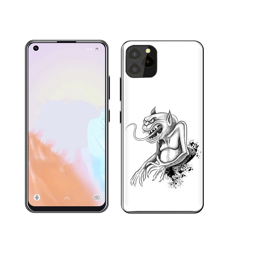 

Чехол MyPads Tocco для Oukitel C21 Pro чорт, Прозрачный, Tocco