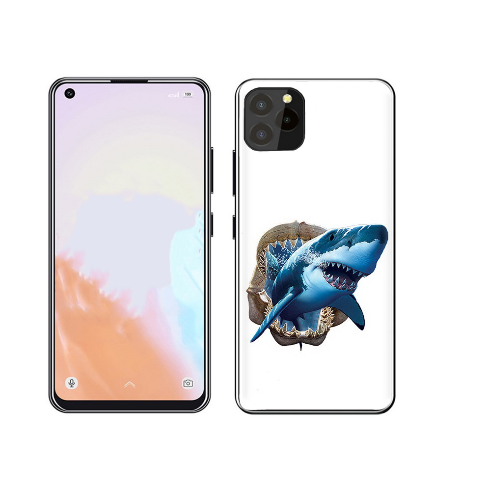 

Чехол MyPads Tocco для Oukitel C21 Pro челюсти, Прозрачный, Tocco