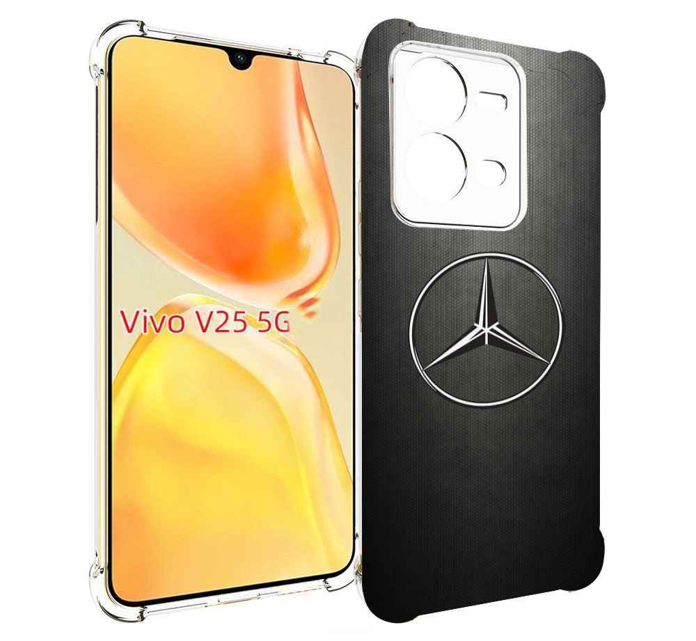 

Чехол MyPads mercedes 3 мужской для Vivo V25 5G / V25e, Прозрачный, Tocco