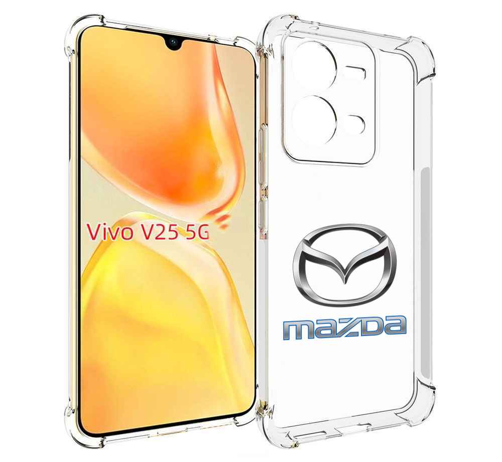 

Чехол MyPads mazda-4 мужской для Vivo V25 5G / V25e, Прозрачный, Tocco