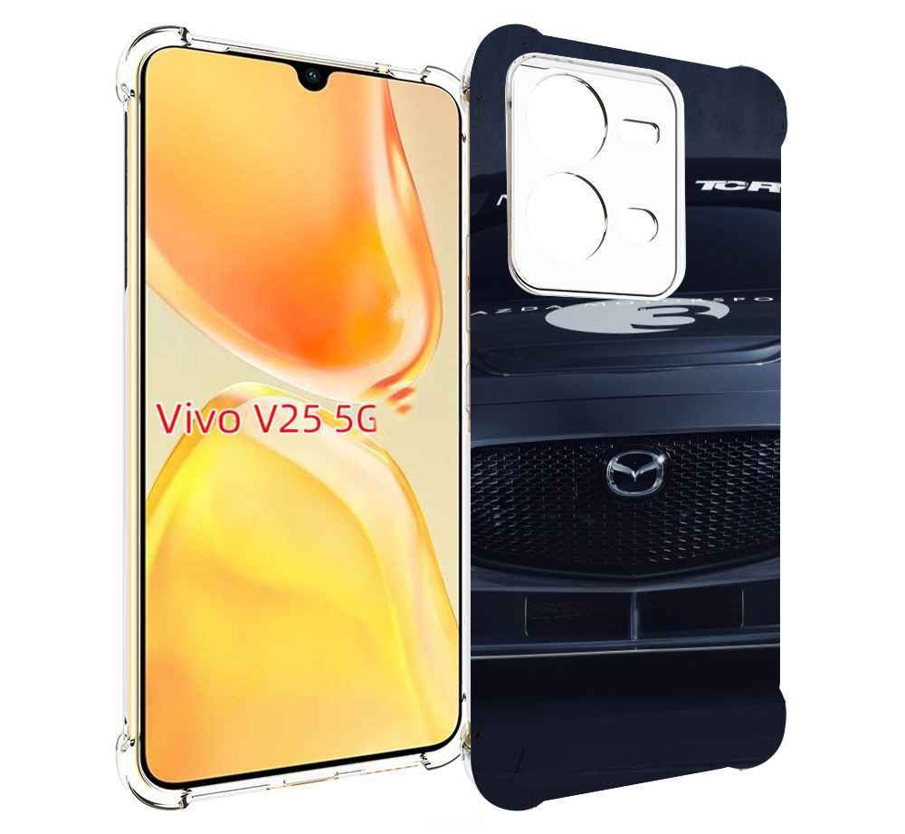 

Чехол MyPads mazda 3 для Vivo V25 5G / V25e, Прозрачный, Tocco