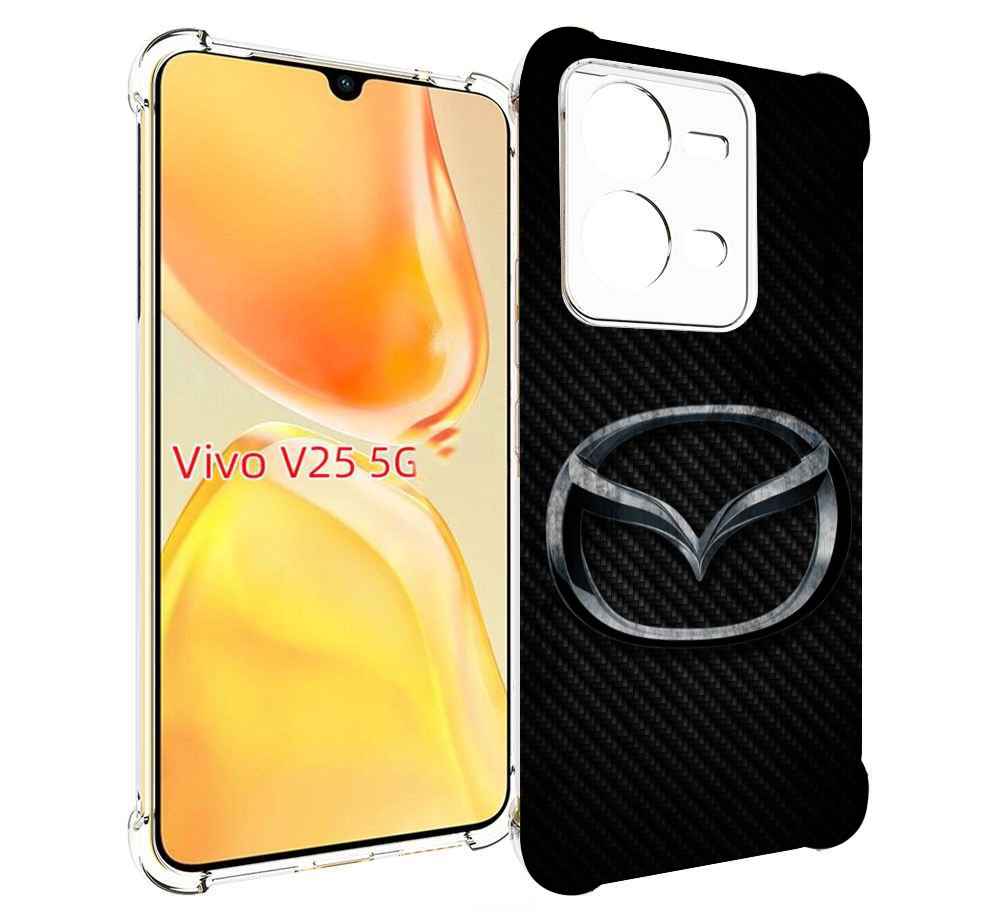 

Чехол MyPads mazda 1 женский для Vivo V25 5G / V25e, Прозрачный, Tocco