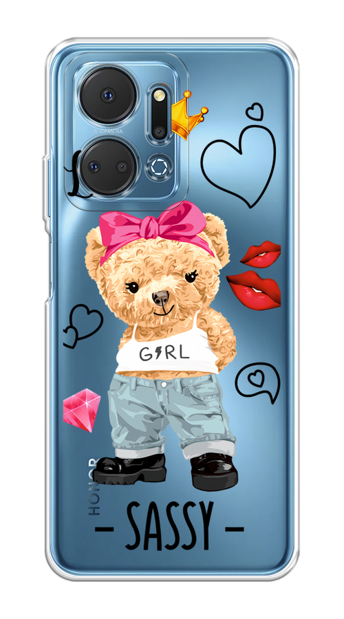 

Чехол на Honor X7A Plus "Sugar Mommy", Голубой;белый;розовый, 6121850-1