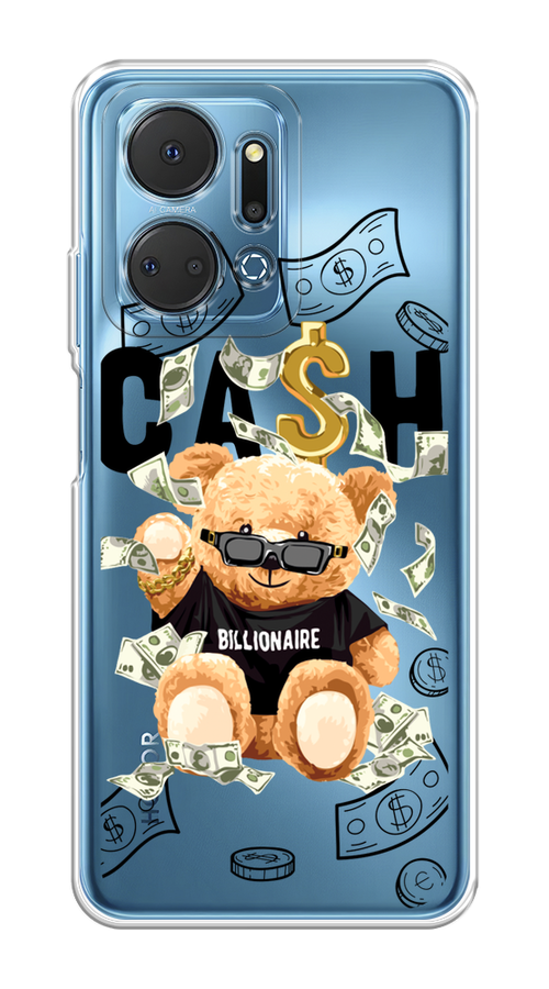 

Чехол на Honor X7A Plus "Big cash", Черный;серый;бежевый, 6121850-1
