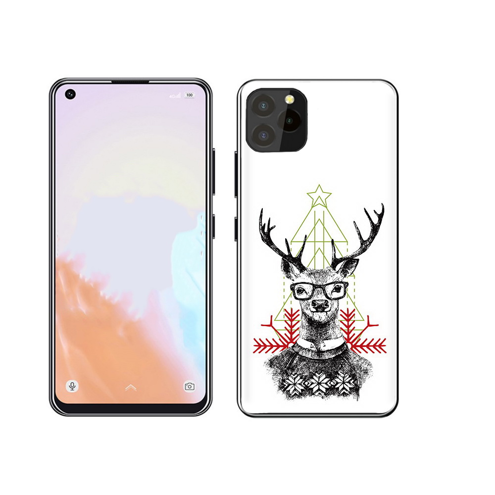 

Чехол MyPads Tocco для Oukitel C21 Pro умный олень, Прозрачный, Tocco