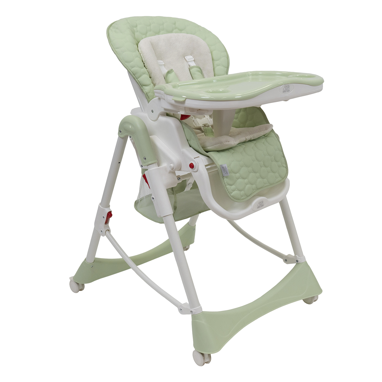 фото Стульчик для кормления sweet baby royal classic green