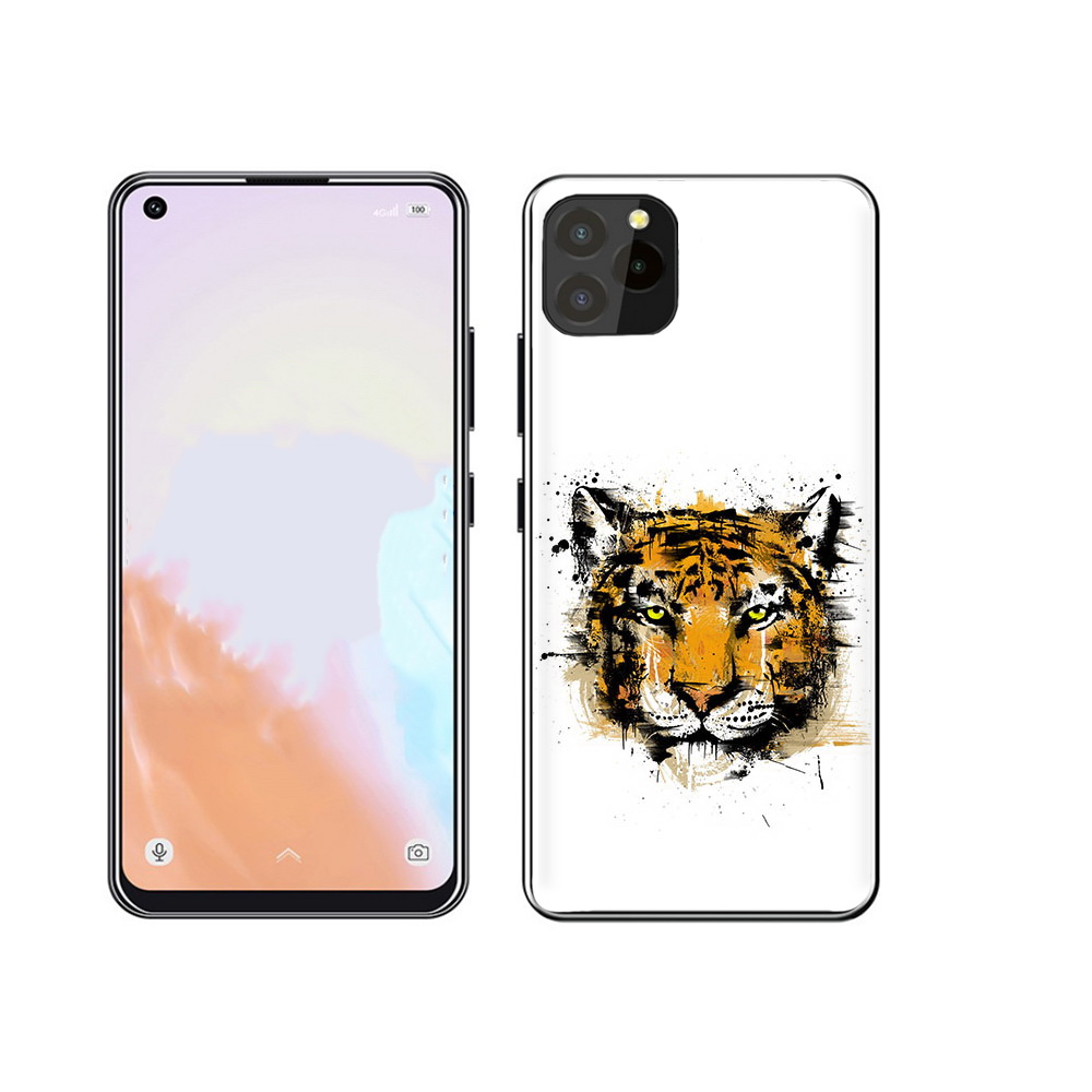 

Чехол MyPads Tocco для Oukitel C21 Pro тигруля, Прозрачный, Tocco