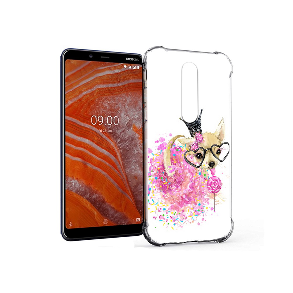 

Чехол MyPads Tocco для Nokia 3.1 Plus сладкая принцесса (PT121397.96.606), Прозрачный, Tocco