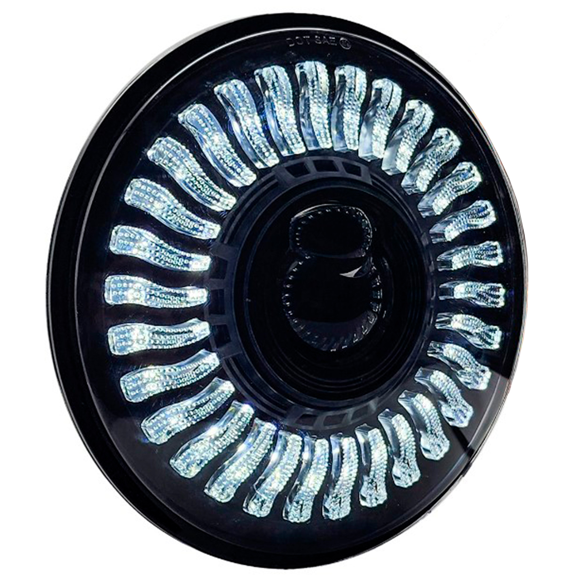 

Фара автомобильная EZID-AUTO 7 дюймов НИВА УАЗ ближний дальний свет круглая 1шт, EALights