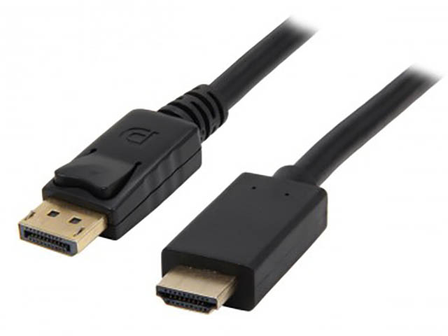 

Аксессуар KS-is DisplayPort 20M - HDMI 19M 3.0m KS-385-3, Черный, KS-385-3