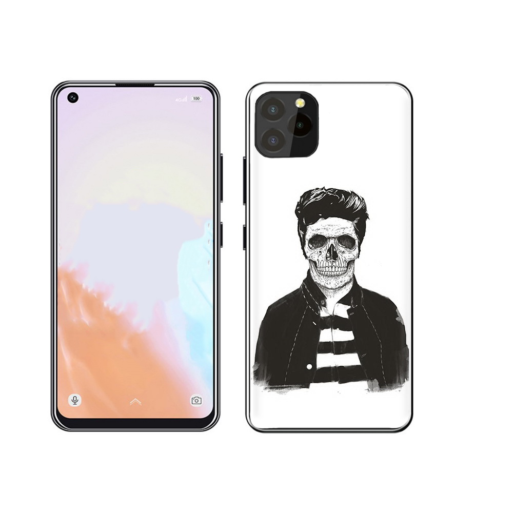 

Чехол MyPads Tocco для Oukitel C21 Pro скелет, Прозрачный, Tocco