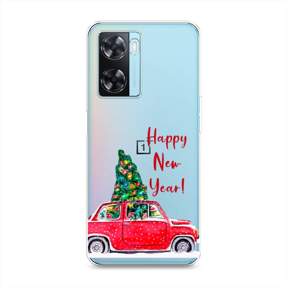 

Чехол на OnePlus Nord N20 SE "Happy New Year", Красный;зеленый, 153450-5