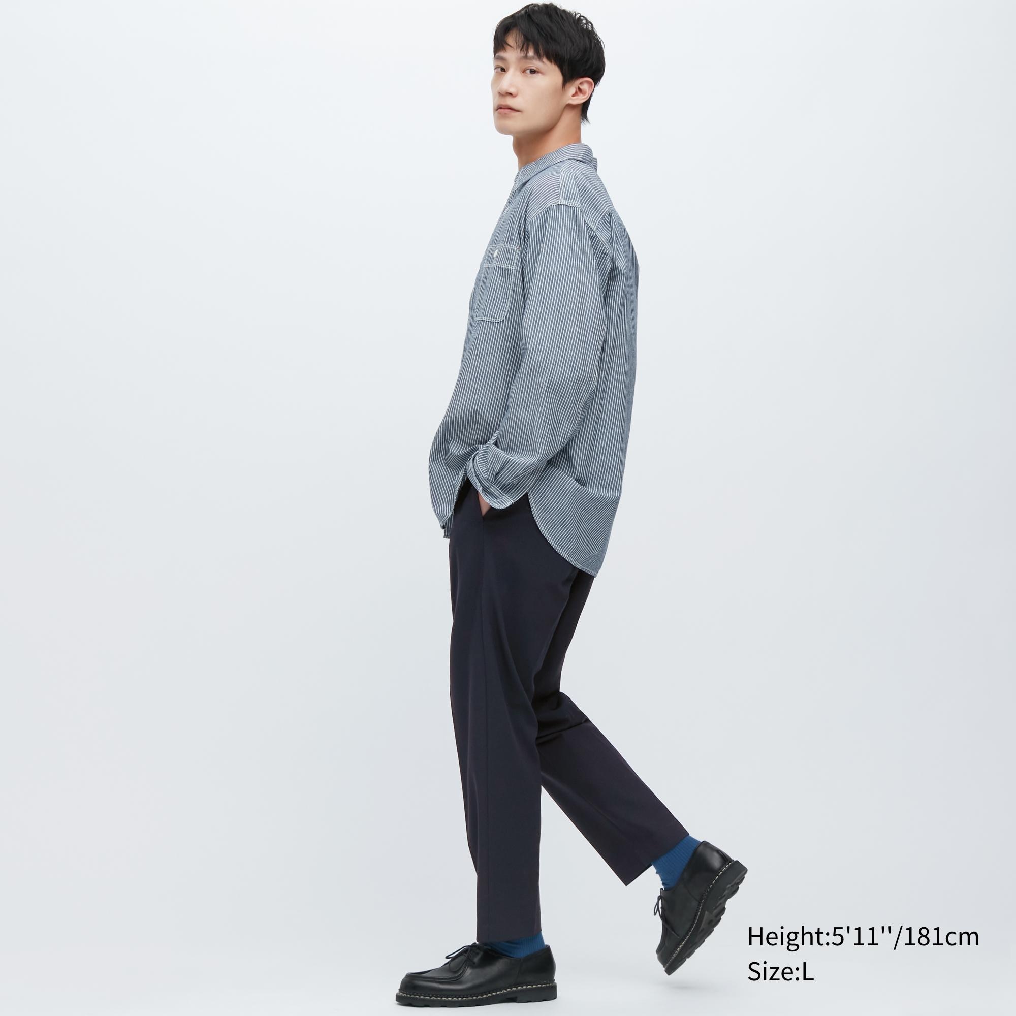 

Брюки мужские UNIQLO 455492COL69 синие S (доставка из-за рубежа), Синий, 455492COL69