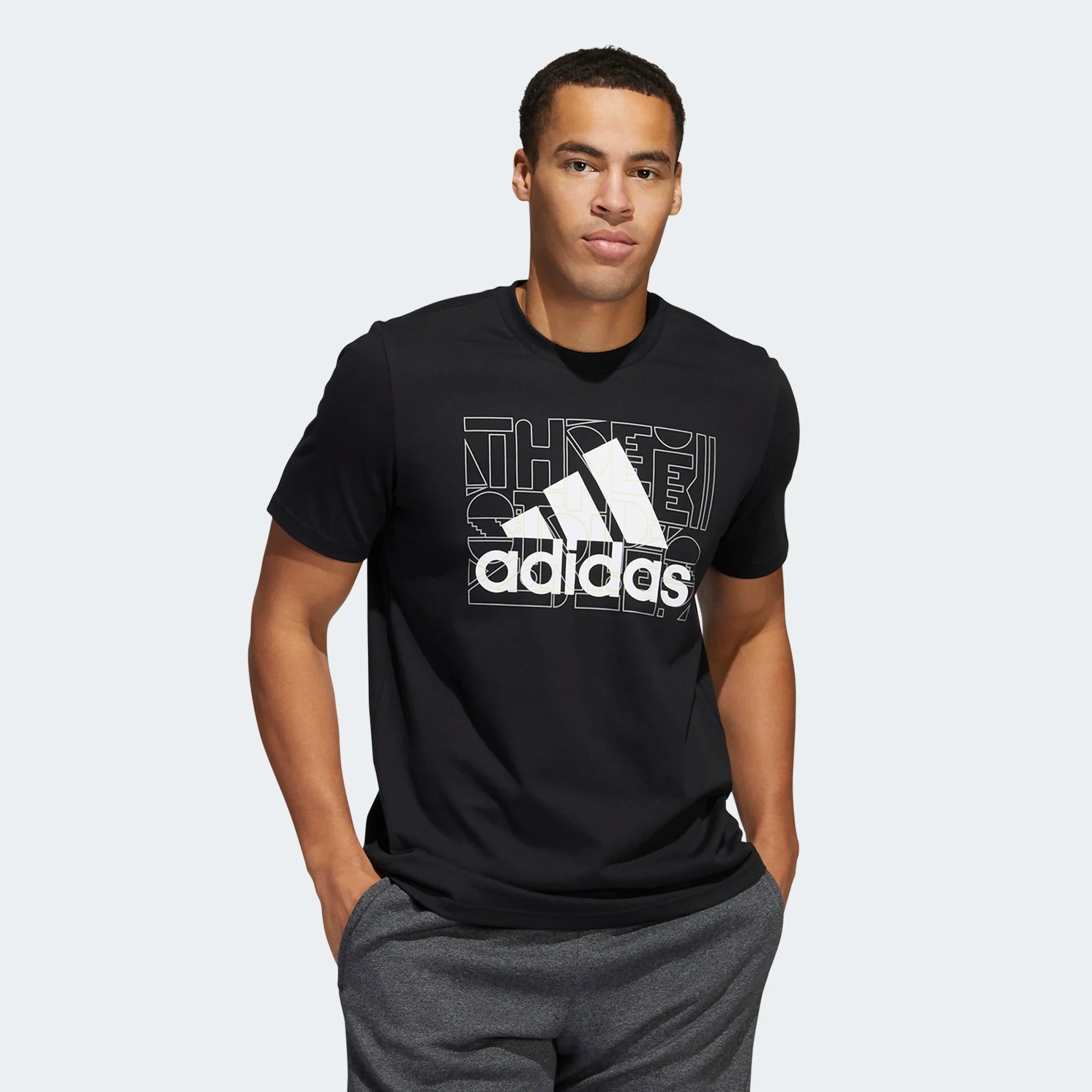 

Футболка мужская Adidas HE4819 черная M, HE4819