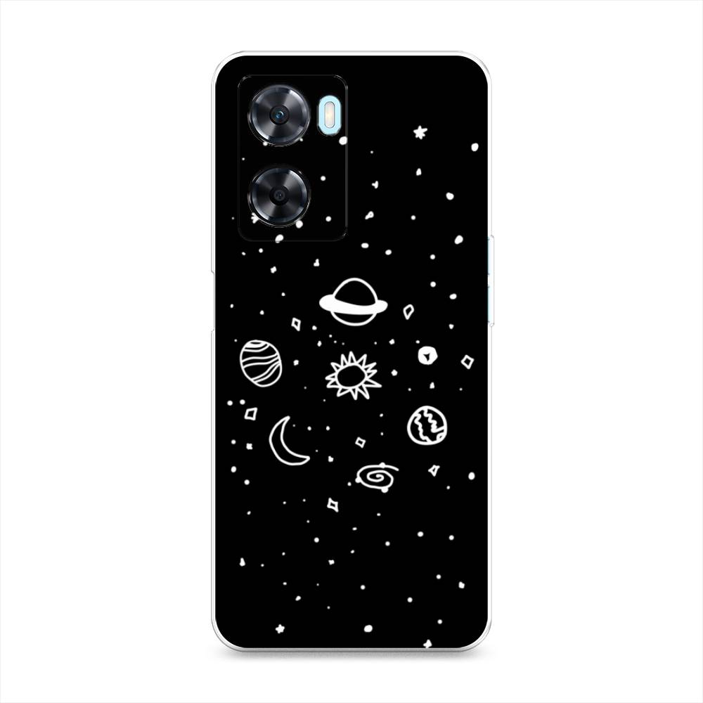 

Чехол на OnePlus Nord N20 SE "Дудл солнечной системы", Бежевый;серый, 153450-2