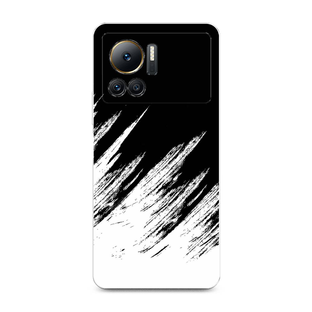

Чехол Awog на Infinix Note 12 VIP "Черно белые брызги", 3101950-3