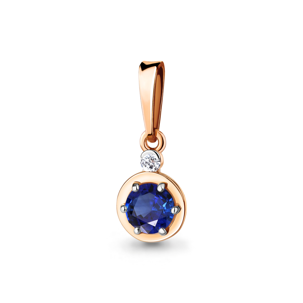 

Кулон из серебра с фианитом Aquamarine Aquamarine 24496АБ_925_з, 24496АБ_925_з