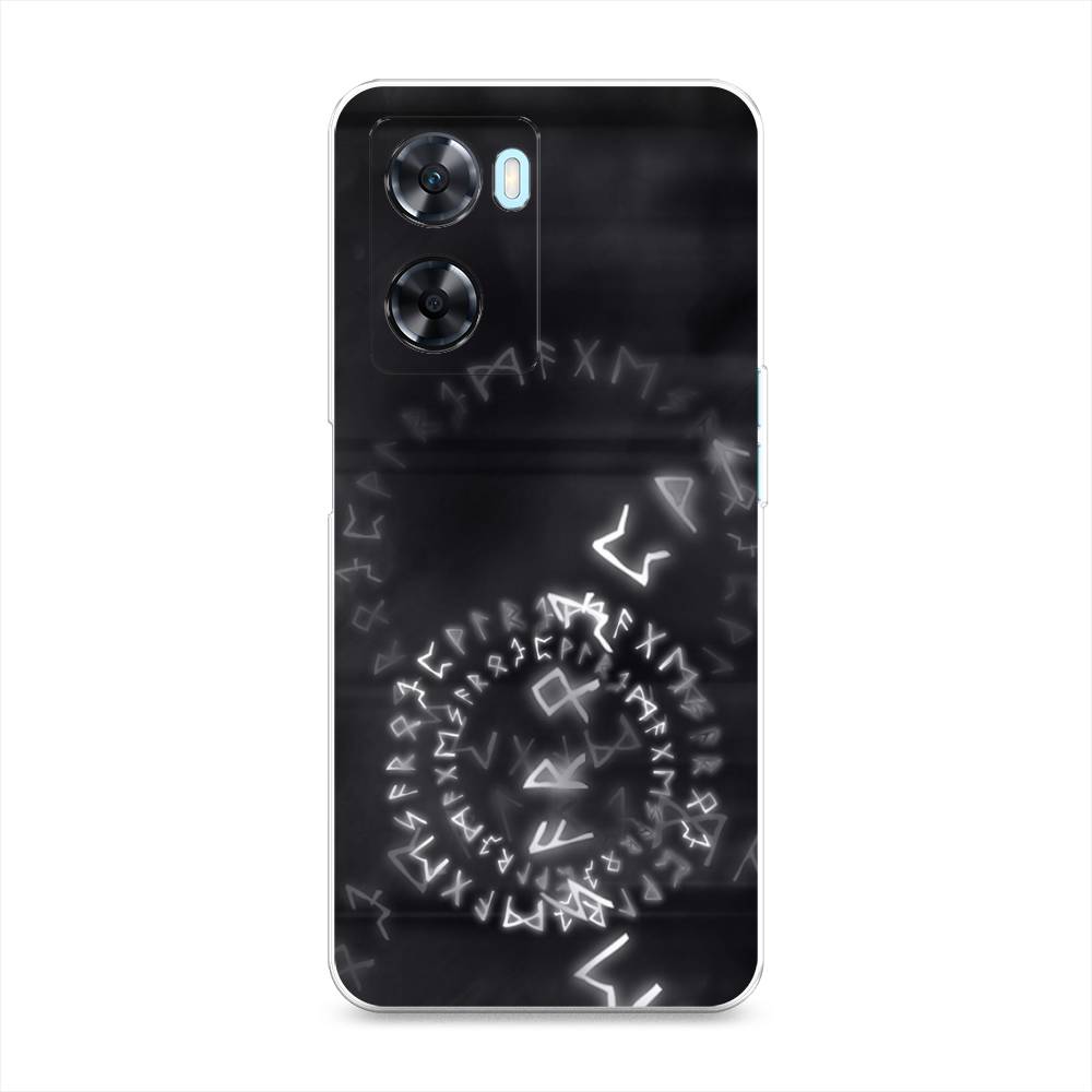 

Чехол на OnePlus Nord N20 SE "Руны", Серый;черный, 153450-3