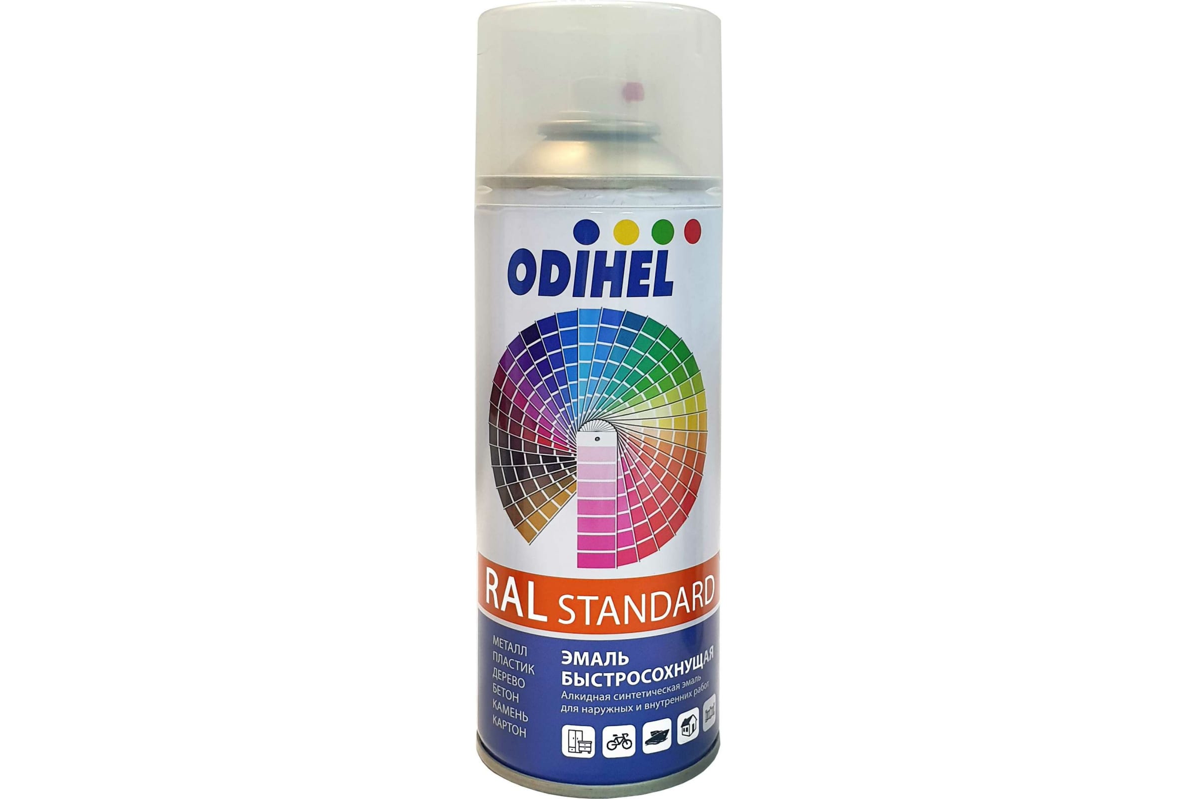 

ODIHEL Аэрозоль эмаль алкидная RAL6016 Бирюзово-зеленый (520мл) RAL6016A