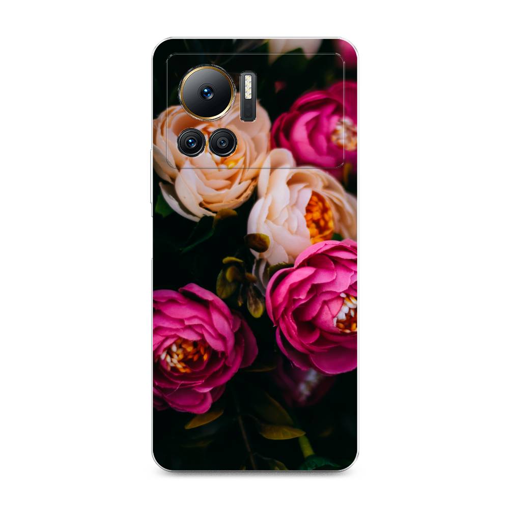 

Чехол Awog на Infinix Note 12 VIP "Розовые пионы на черном", 3101950-8