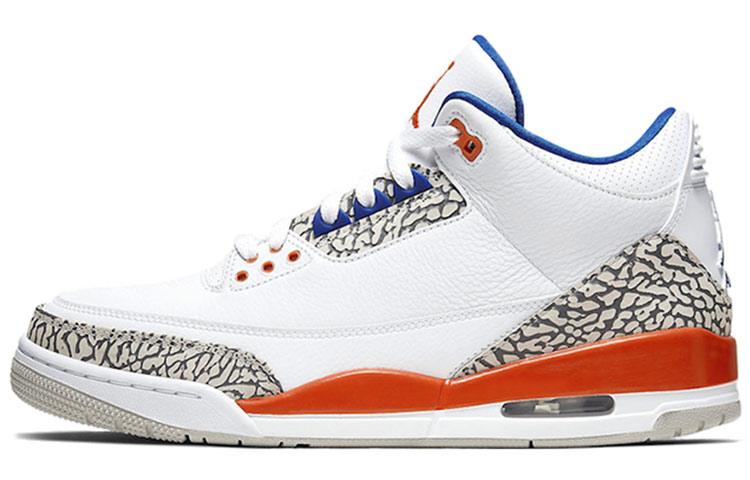 

Кеды унисекс Jordan Air Jordan 3 knicks белые 44.5 EU, Белый, Air Jordan 3 knicks
