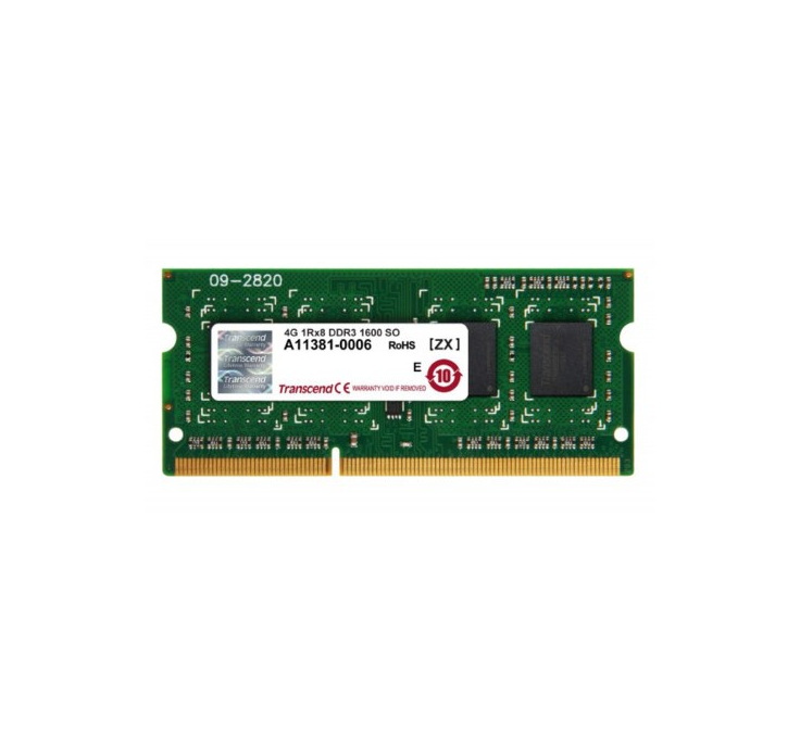 

Оперативная память Transcend TS512MSK64V6H (TS512MSK64V6H), DDR3 1x4Gb, 1600MHz, TS512MSK64V6H